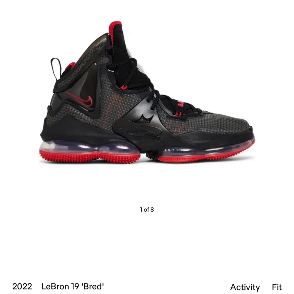 Nike- Zoom Air - LeBron 19 ‘Bred’ Size 4 (Youth).